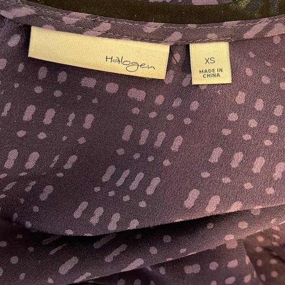 Halogen 100% Silk Blouse Size XS - Picture 2 of 6